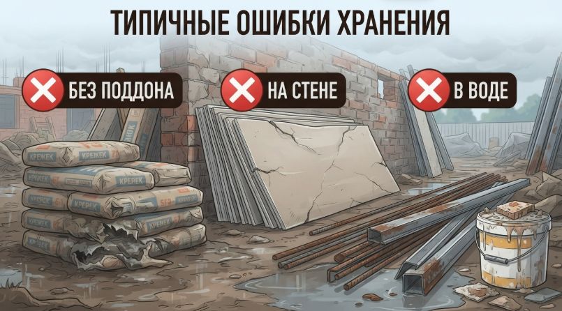 ошибки хранения