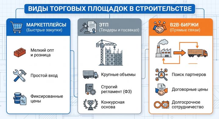 виды торговых площадок