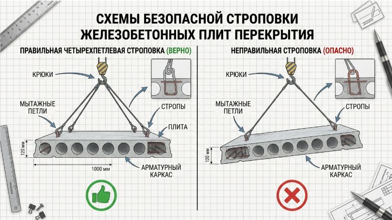 схема строповки